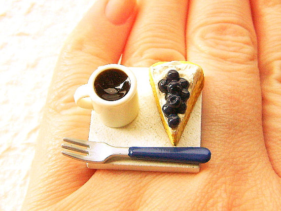 Blueberry cheesecake- coffee ring Ring 8